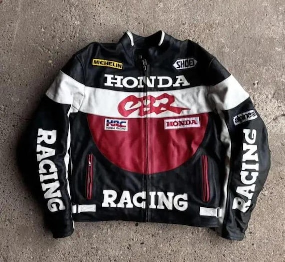 Jaqueta Couro Honda Jaqueta Masculina Nova Para Motociclista Honda