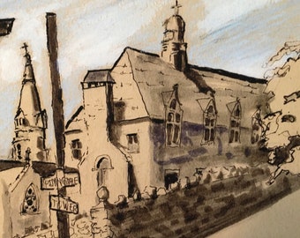 St John the Baptist, Manayunk, giclee