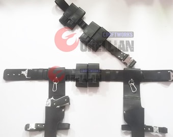 Tomb Raider-stijl cosplay heldkostuum lederen riem pistoolholster