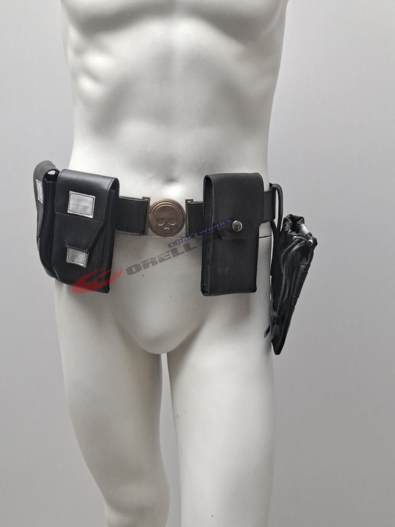 New Leather Hell Belt Star Wars Cosplay Belt - Brass Buckle
