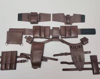 Bad Batch Tech Belt, leren Clone Trooper-riem, accessoire voor 501st Legion-cosplay