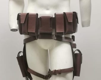 Leren riem van Tech Leather, Bad Batch cosplayriem, 501st Legion Clone Trooper kostuum