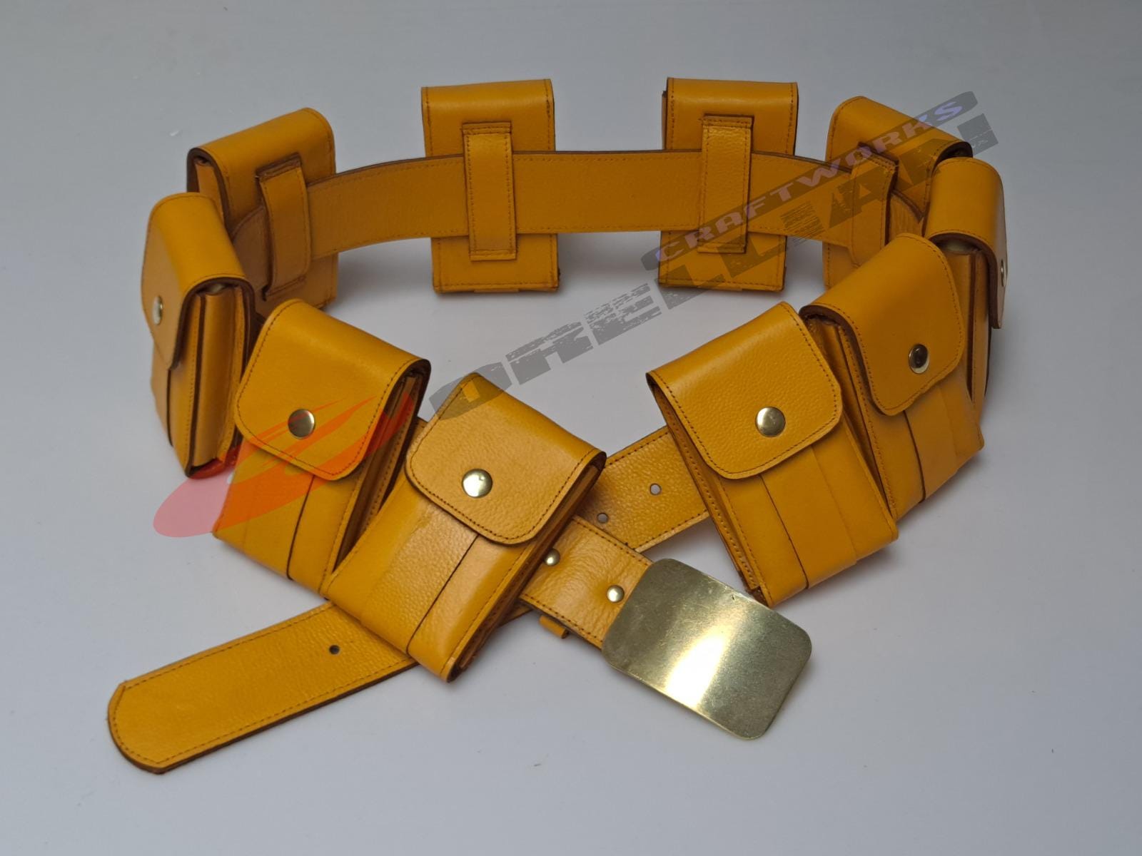 小物 SYNTHETIC LEATHER UTILITY BELT Leather Super Hero Utility Belt: Costume Cosplay Style With