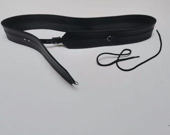 Cinturón monástico de cuero hecho a mano – Accesorio para disfraz de monje medieval