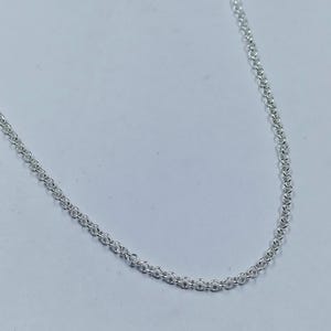 Silver Chain Handmade Chain 925 Sterling Silver Chain Silver Jewelry Chain For Pendants Silver Chain For Pendant Necklace Chain Gift For Mom