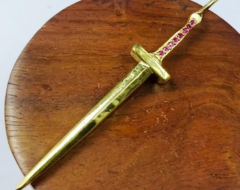 Fantastico Gotico Vampiro Croce Spada Halloween Ciondolo Gioielli