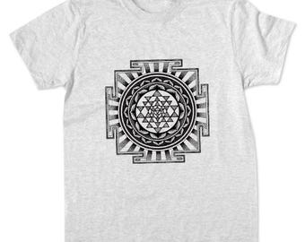 Sri Yantra T-shirt, Shri Yantra, Maha Chakra, Tantra Symbol, Tantra Symbol, Free Shipping