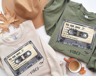 90s R&B Cassette Tape T-Shirt: Comfort Colors Retro Music Tee