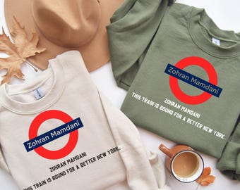 Zohran Mamdani T-Shirt: Better New York Subway Art - Comfort Colors