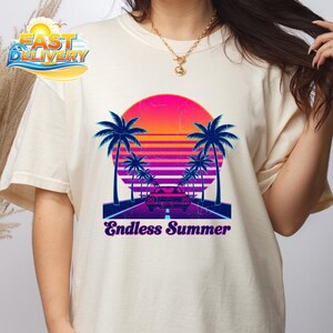 Synthwave Sunset Tee: 80s Retro Outrun T-Shirt