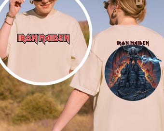 T-shirt Officiel Iron Maiden - Number Of The Beast Gris, Coupe Unisexe, Coton Doux - 5