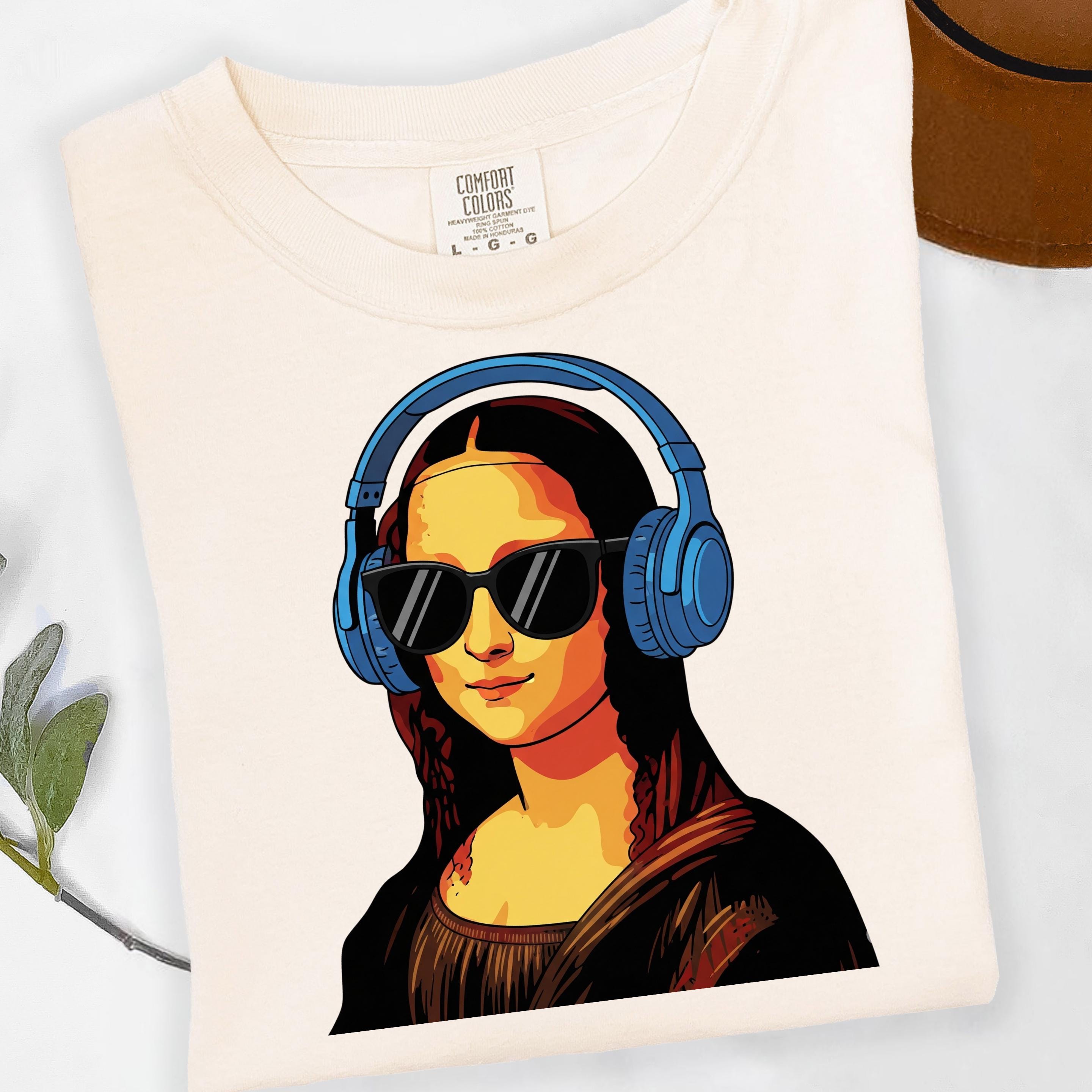 Amazon.com: Leonardo da Vinci Mona Lisa Low Resolution Meme Style 
