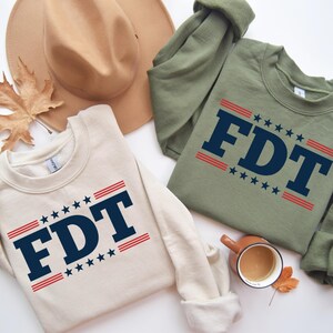 FDT Stars & Stripes Sweatshirt: Political Statement, USA Inspired