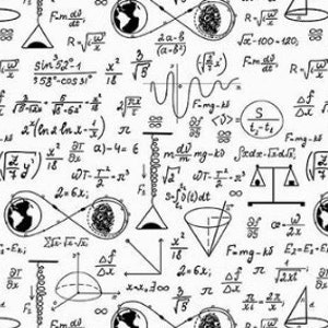 Equations fabric, Math equations over white fabric, Physics formulas, Nerd fabric, Nasa Fabric 100% cotton for all sewing projects.