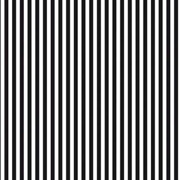 Black and white stripes fabric, 1/8" Black stripes fabric, Modern binding fabric 100% cotton for all sewing projects.