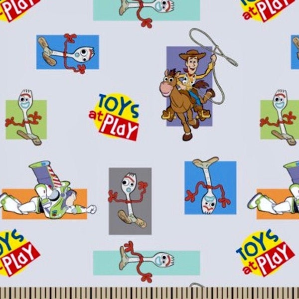 Toy Story fabric, Disney Pixar fabric, Toy story 4 fabric 100% cotton for Quilting and all sewing projects