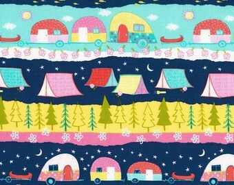 fabric camping camper happy treasures timeless items yard