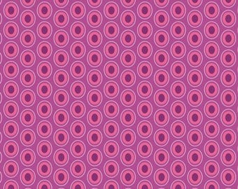 Crocus Magenta blender fabric, Modern tonal from Oval elements for all Quilting and sewing projects, Art gallery fabrics 100% Premium cotton