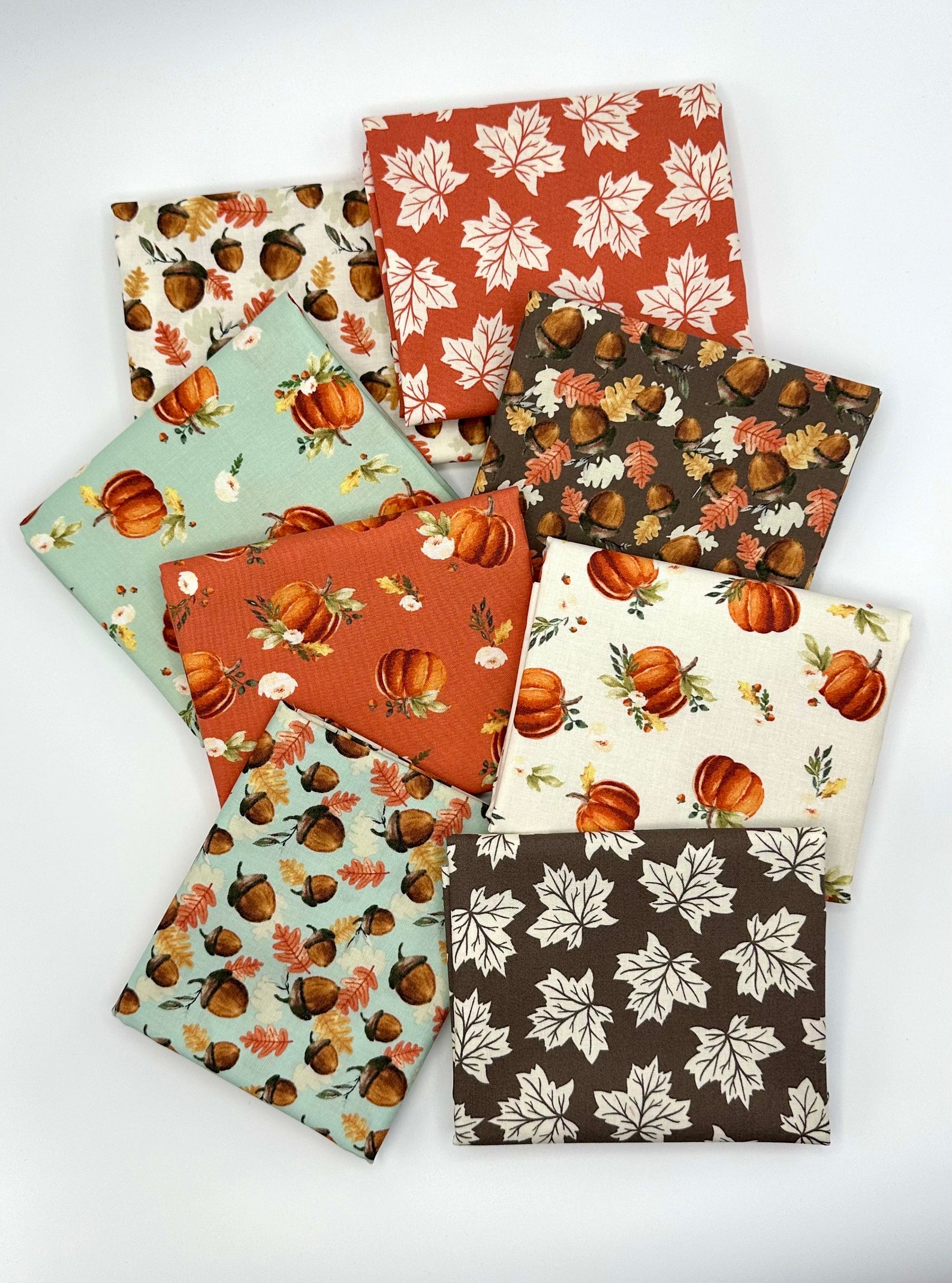 Autumn Bundle of 8 Fabrics, Thanksgiving Fabric, Fall Fabrics, CHOOSE ...