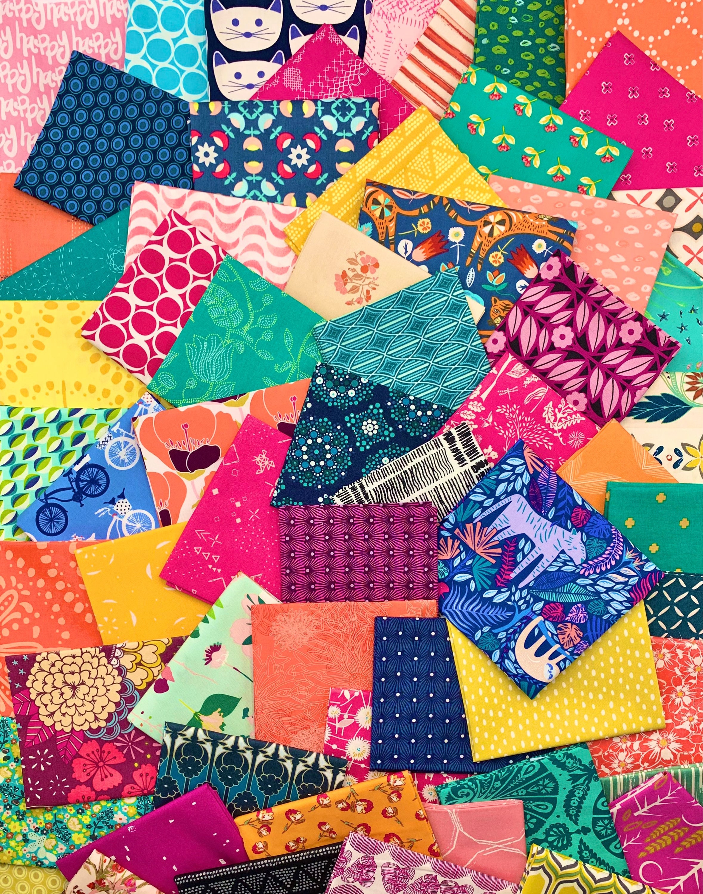 Art Gallery Cotton Fabrics by the Pound 100 Cotton Fabric Etsy