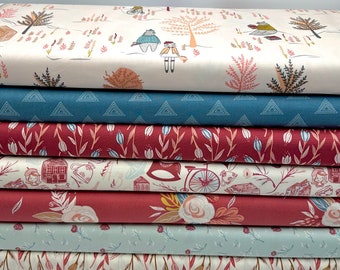 Bundle of 7 fabrics from the Little Clementine collection, CHOOSE YOUR CUT, Art gallery "feel the difference" oeko tex fabric 100% cotton