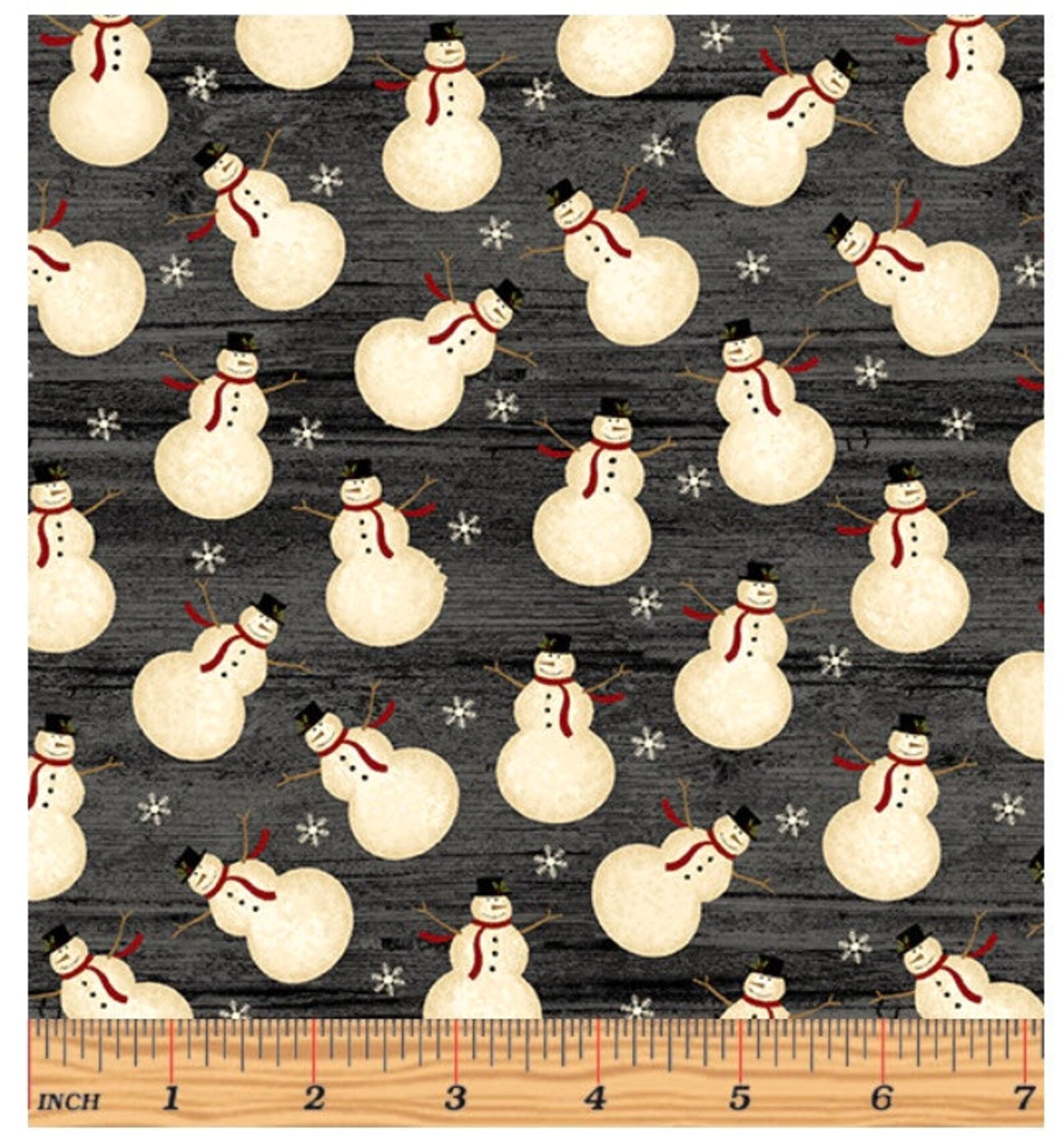 Snowmen fabric Christmas fabric Winter fabric Snowmen and Etsy