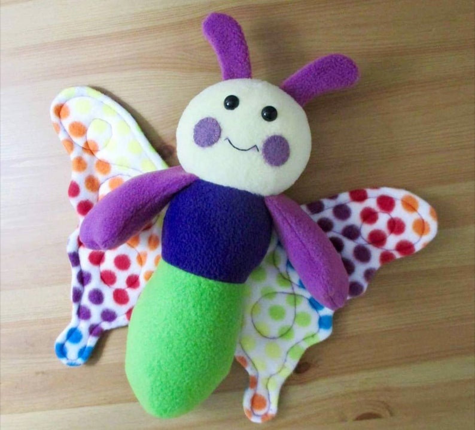 Butterfly Soft Toy Pattern DIY Butterfly Softie PAPER Etsy