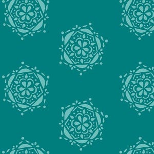 Bejeweled Seal Teal from Lavish collection, Art gallery fabrics designed to mix & match and spark your creativity 100% Premium cotton.