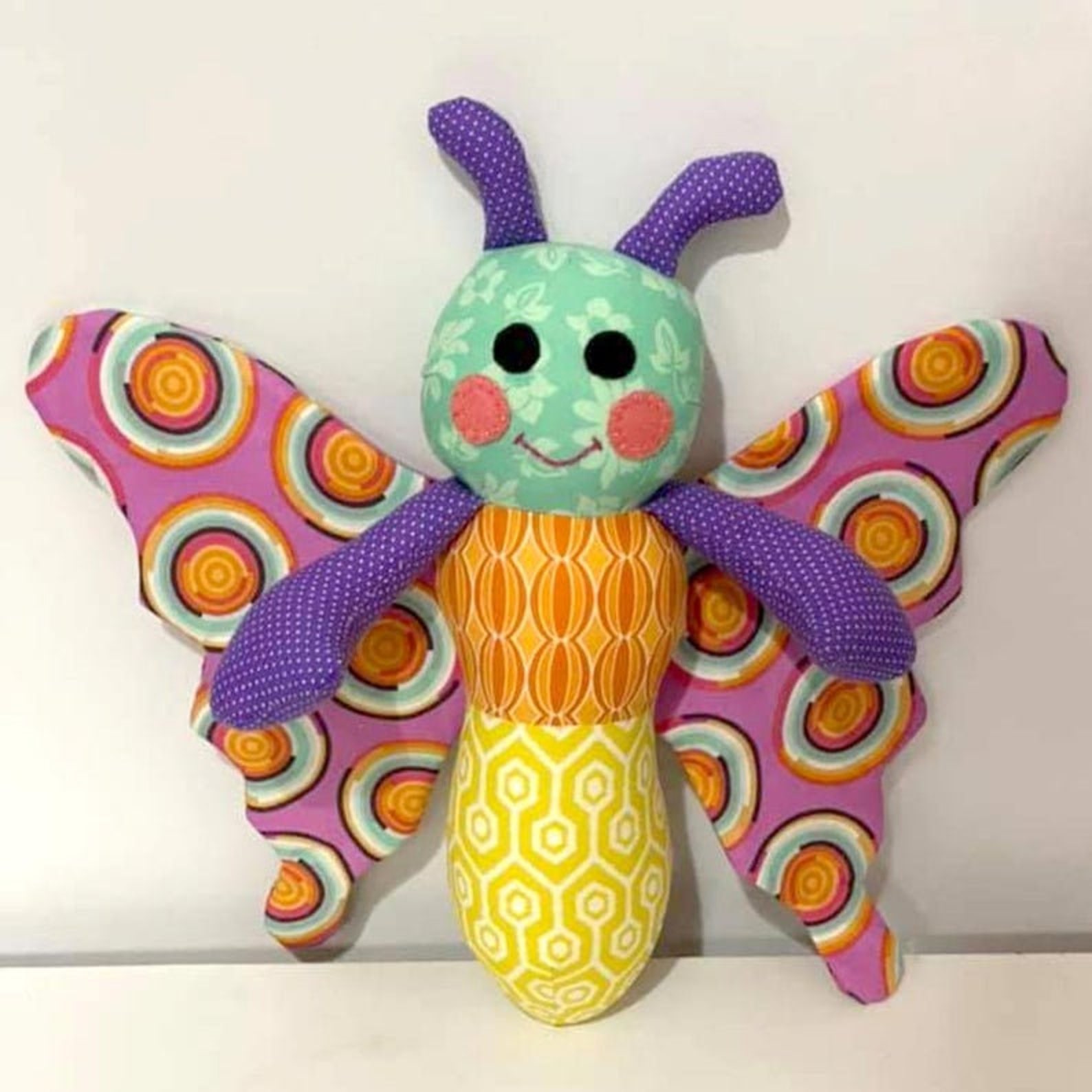 Butterfly Soft Toy Pattern DIY Butterfly Softie PAPER Etsy