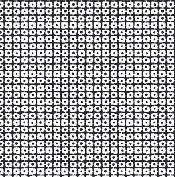 Panda Patches, Black and white geometric fabric for Pandalicious collection, Art gallery "feel the difference" oeko tex fabric 100% cotton