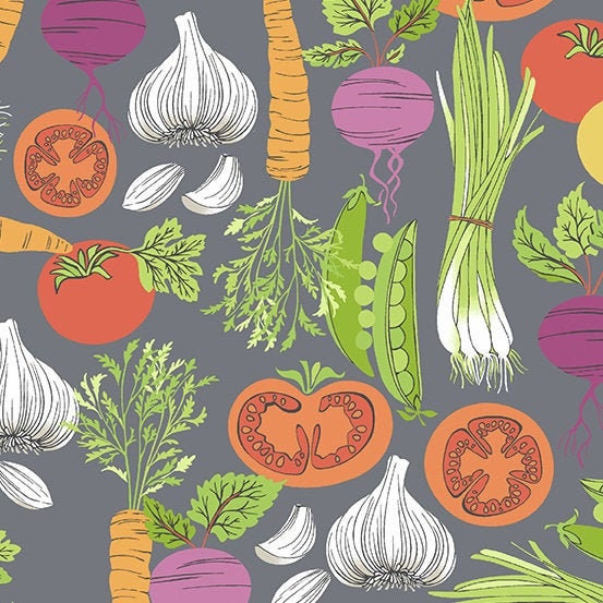 Vegetables fabric, Kitchen fabric, food fabric, Apron fabric, Chef fa…