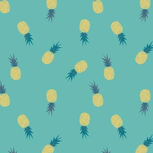Ananas Aqua from Sirena collection, Art gallery fabrics designed to mix & match and spark your creativity 100% Premium cotton.