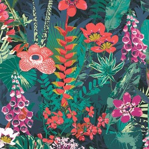 Lush Rainforest from Boscage collection, Art gallery fabrics designed to mix & match and spark your creativity 100% Premium cotton