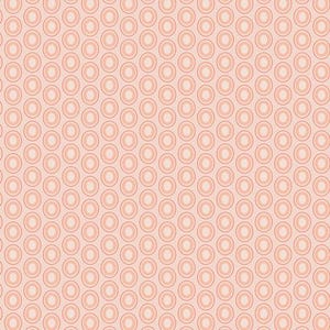 May include: A seamless pattern of concentric circles in shades of pink and white. The circles are arranged in a diagonal pattern, creating a subtle optical illusion.