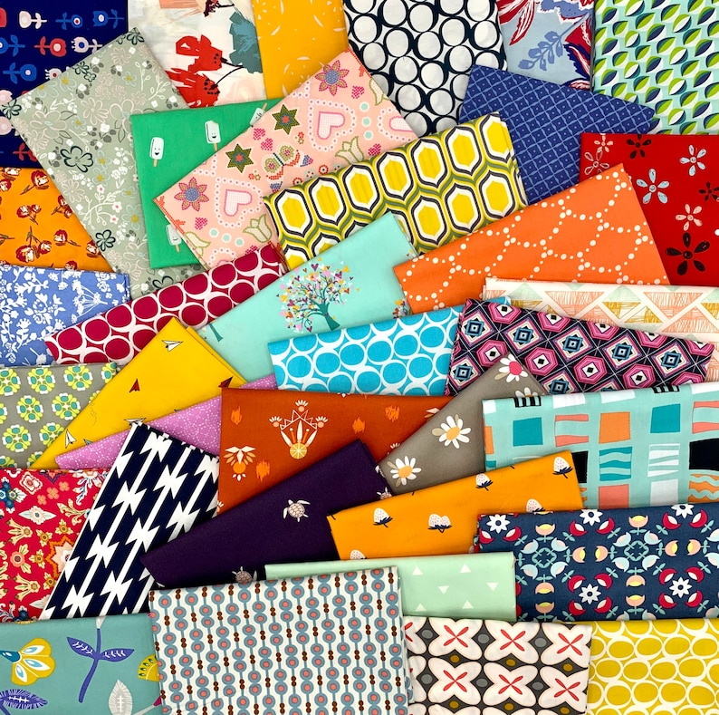 Art Gallery Cotton Fabrics by the Pound 100 Cotton Fabric Etsy