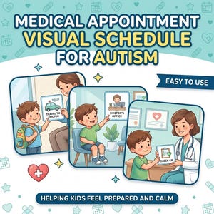 Medical Appointment Visual Schedule for Autism