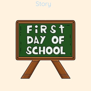 Pierwszy dzień szkoły – historia społeczna dla osób z autyzmem – wizualny harmonogram do druku – spokojna rutyna powrotu do szkoły – dzieci o specjalnych potrzebach