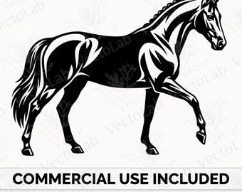 SVG de Concurso Hípico, Vetor Equestre, Clipart Equino PNG, Download Digital, Máquina Cricut