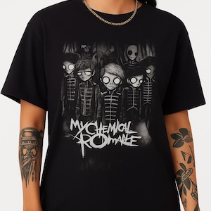 My Chemical Romance T-Shirt: Black Parade Cartoon MCR Merch