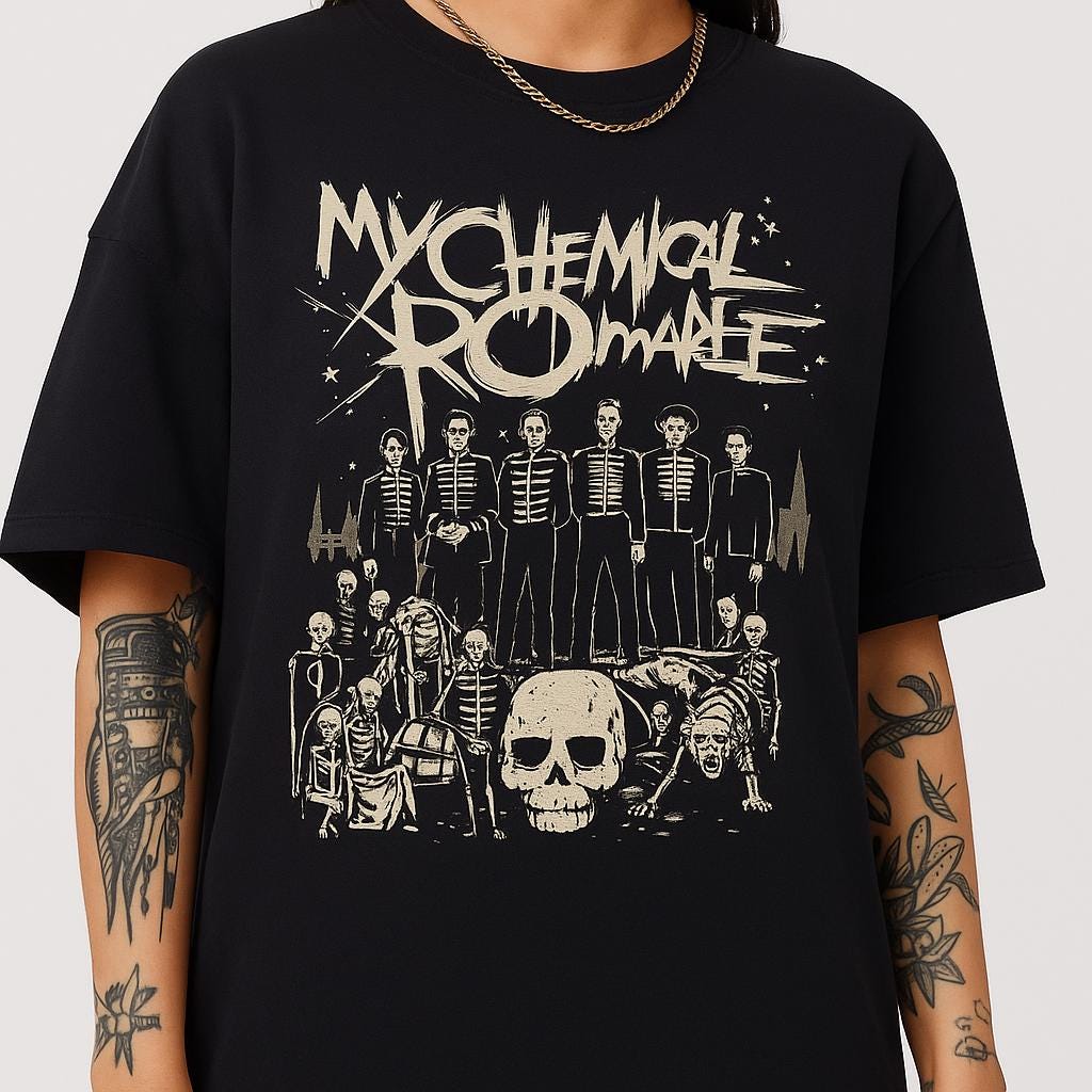 マイケミカルロマンス Tシャツ アメリカ購入 2006　ヴィンテージ 2006 My Chemical Romance The Black Parade Shirt Large Men's