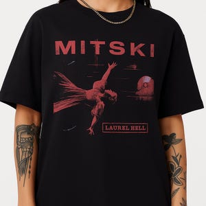 Mitski Laurel Hell T Shirt Album Graphic Tee Indie Rock Band Merch for Fans