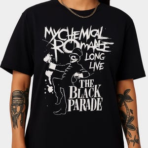 My Chemical Romance Black Parade T-Shirt: Vintage Emo Rock Band Tee