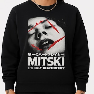 Mitski Sweatshirt The Only Heartbreaker Japanese Text Indie Music Fan Merch