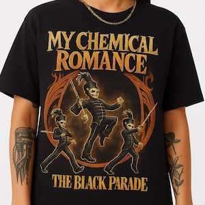 My Chemical Romance T-Shirt: Black Parade MCR Fan Merch