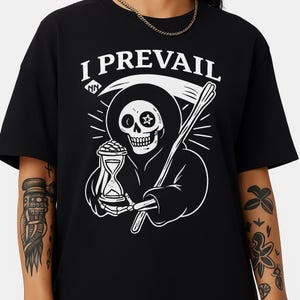 I Prevail Grim Reaper T-Shirt: Metalcore Band Graphic Tee