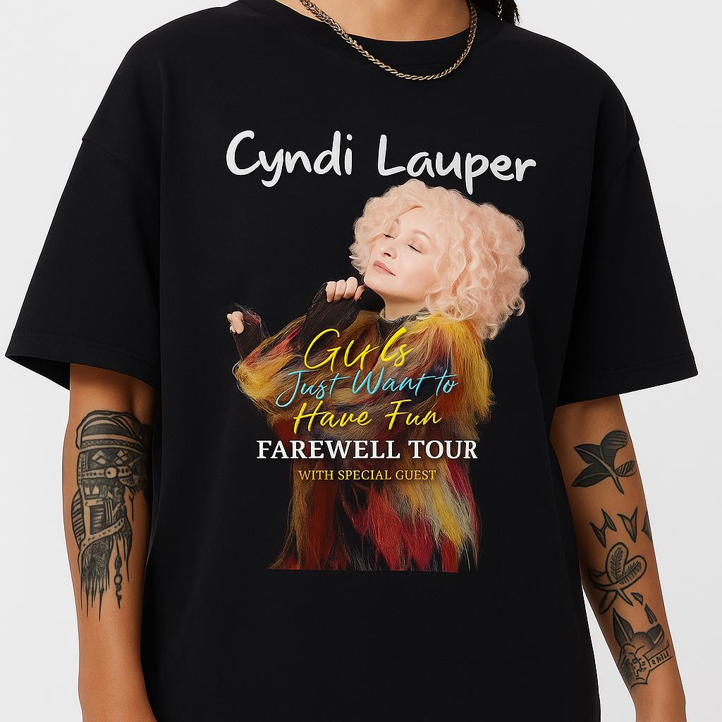 シンディローパー　farewellツアー　Tシャツ　CYNDI LAUPER シンディローパー farewellツアー Tシャツ CYNDI LAUPER