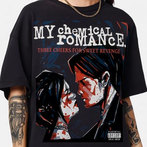 My Chemical Romance T-Shirt: Three Cheers for Sweet Revenge MCR Fan Tee