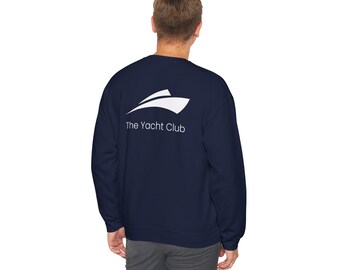 Yacht Club Sweatshirt, Sea Boat Sweater, Yacht Club Boating, Sailing, Sailboat Captain, Nautical Gift Ideas, Summer Beach, Yacht, Sweatshirt