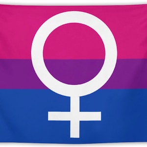 Custom Bisexual Pride Flag Tapestry: LGBTQ+ Home Decor