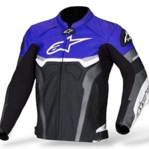 Alpinestars MotoGP Leather Motorcycle Jacket Cowhide Racing Jacket